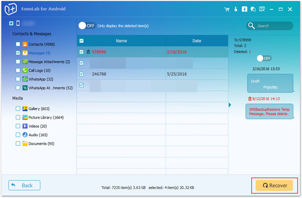 recover samsung sms