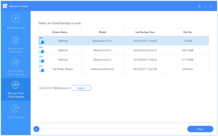 recover iphone data from iCloud backups