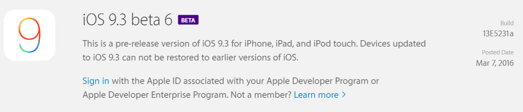 download ios 9.3firmware to update iPhone system