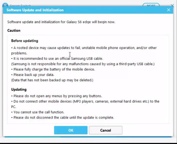 recover data from broken screen Samsung via Smart Switch