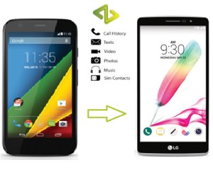 transfer android data to LG