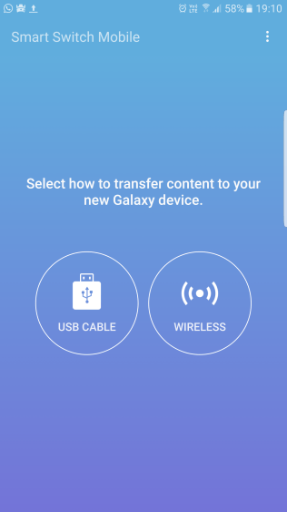 transfer iPhone data to Note 8