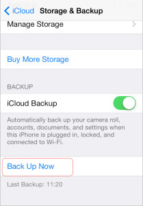 restore data to new iPhone 7 from iCloud