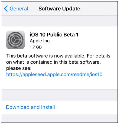 install iOS 10 beta 7 on iPhone