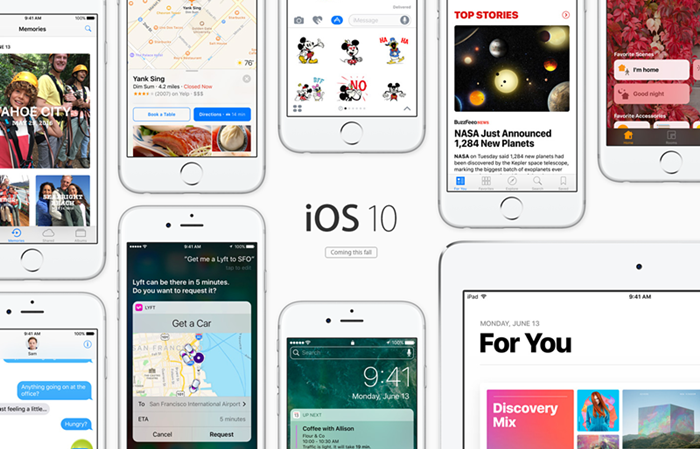 ios 10 iphone ipad