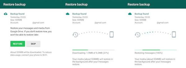 sync WhatsApp messages between Android