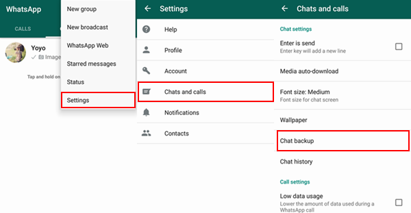 sync WhatsApp messages between Android