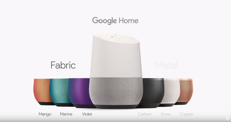 google home colors