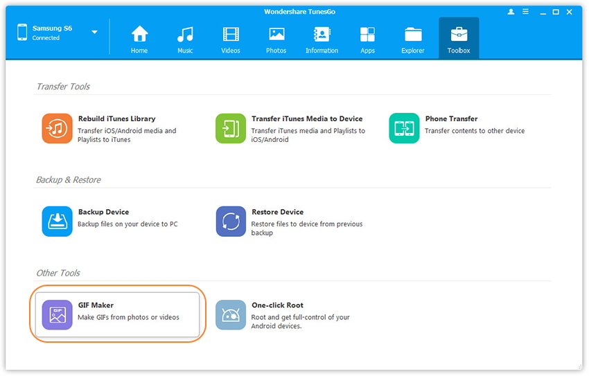 manage samsung galaxy on pc