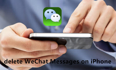 delete wechat messages on iphone