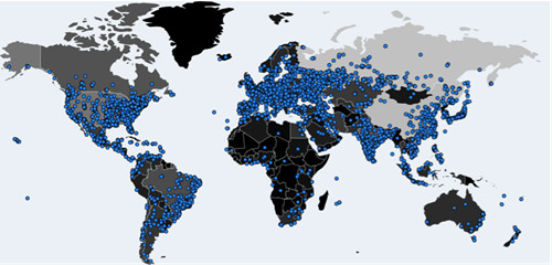 wannacrypt map