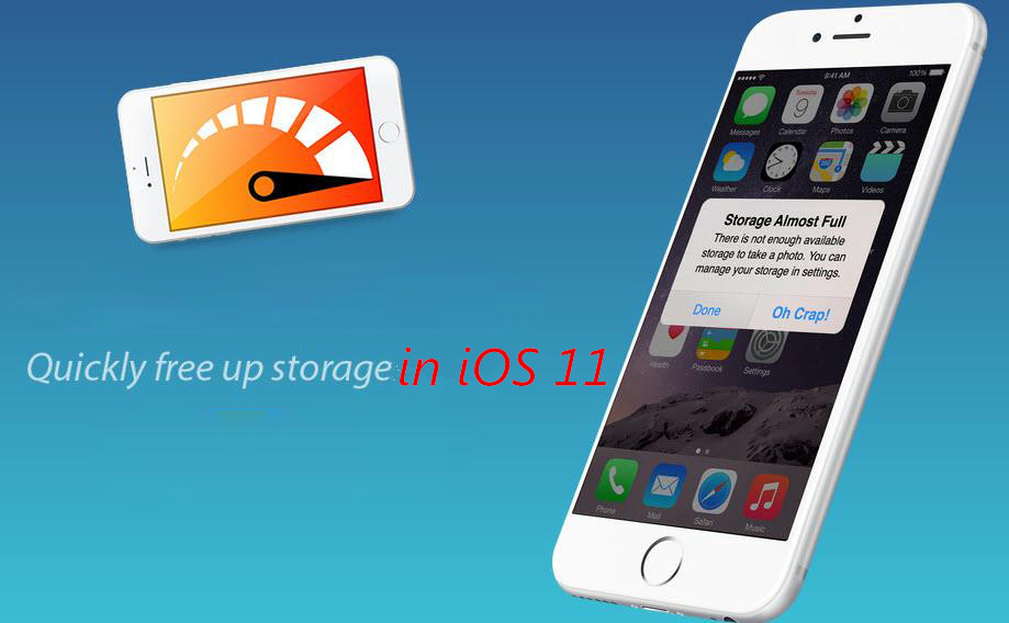 free up space on iphone after ios 11 update