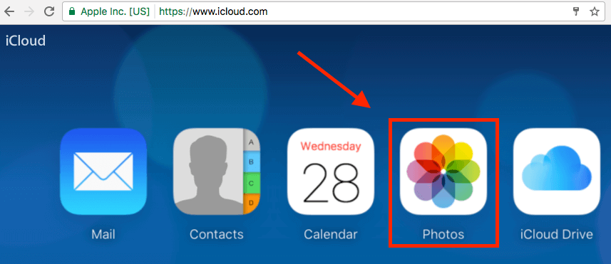 recover ipad photos from icloud photo library