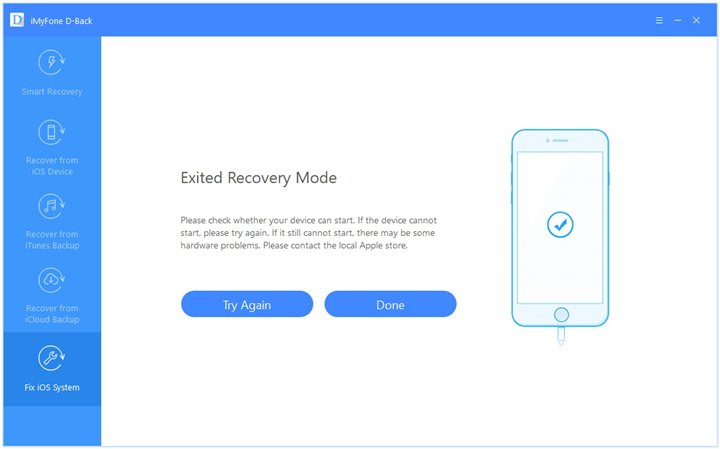 fix iphone and get iphone out of recovery mode