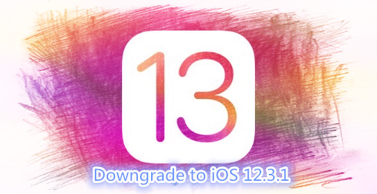 downgrade ios 13 to ios 12.3.1 on iphone