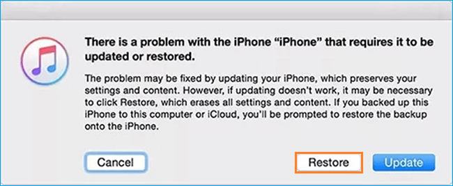 restore your iphone